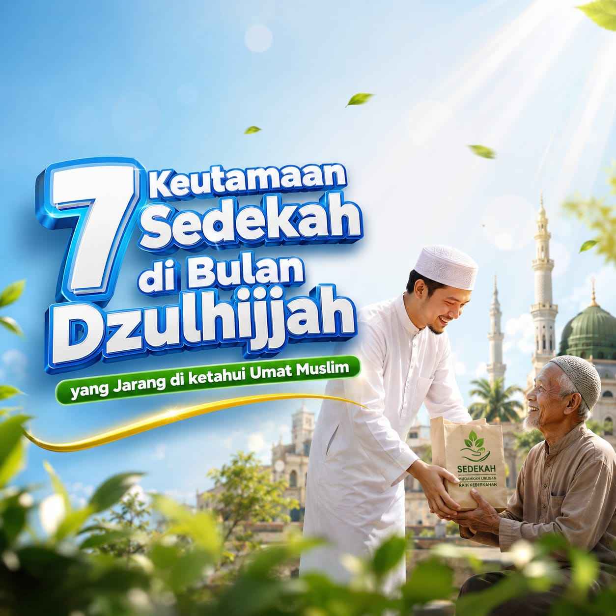 7 Keutamaan Sedekah di Bulan Dzulhijjah
