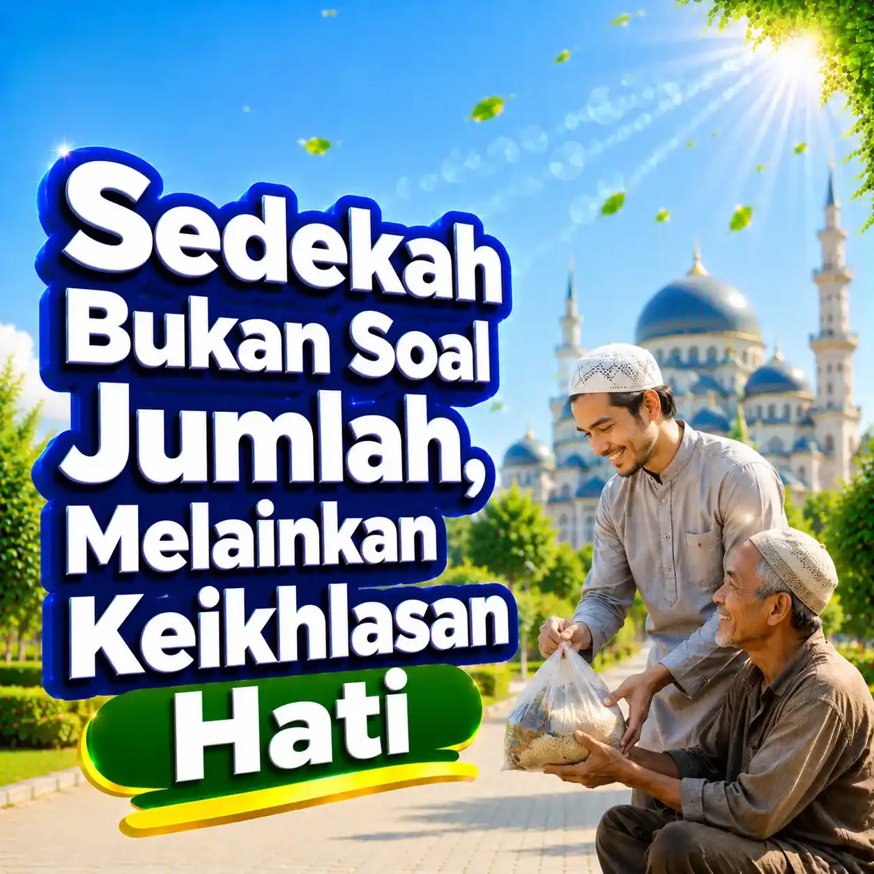 Sedekah Bukan Soal Jumlah