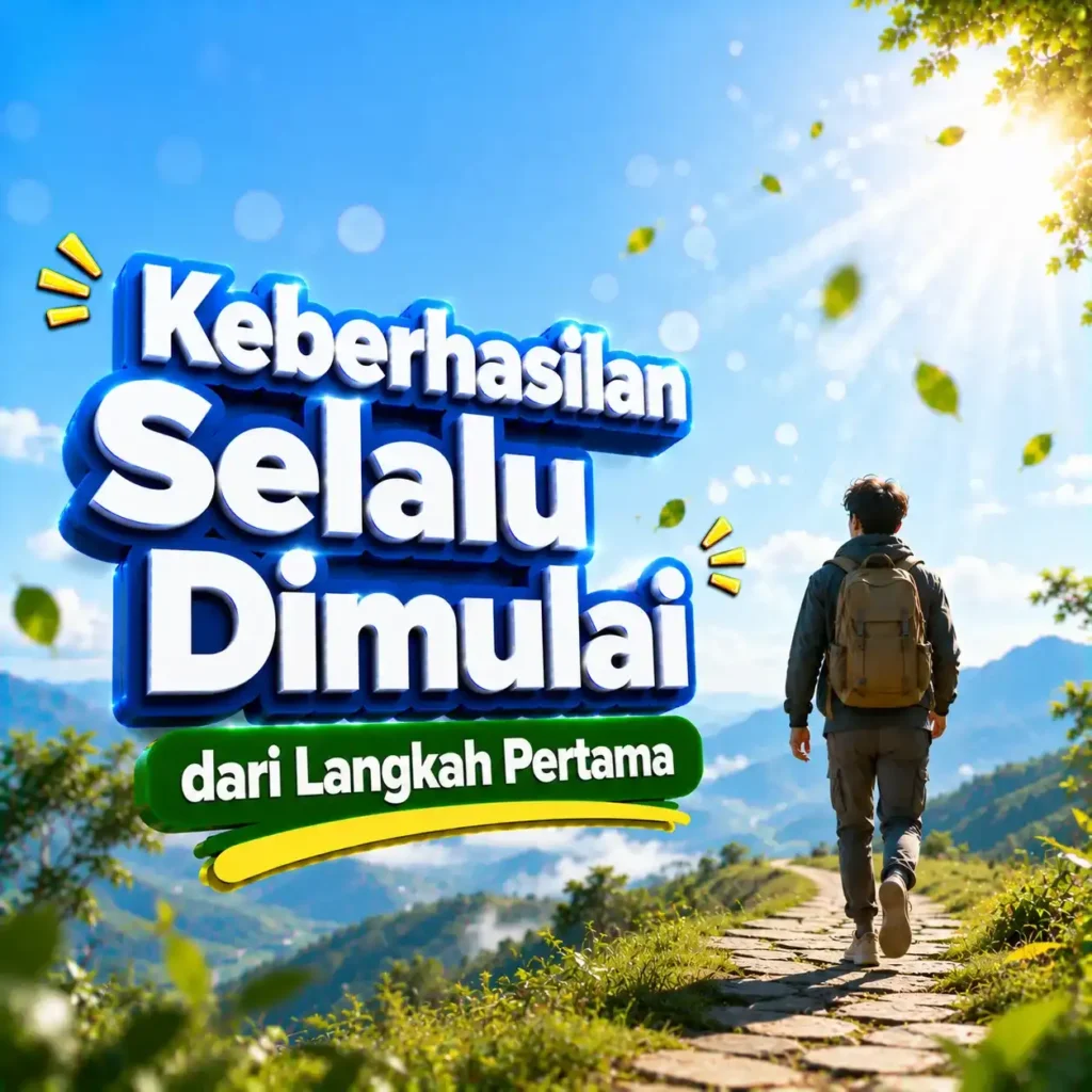 Keberhasilan Selalu Dimulai dari Langkah Pertama