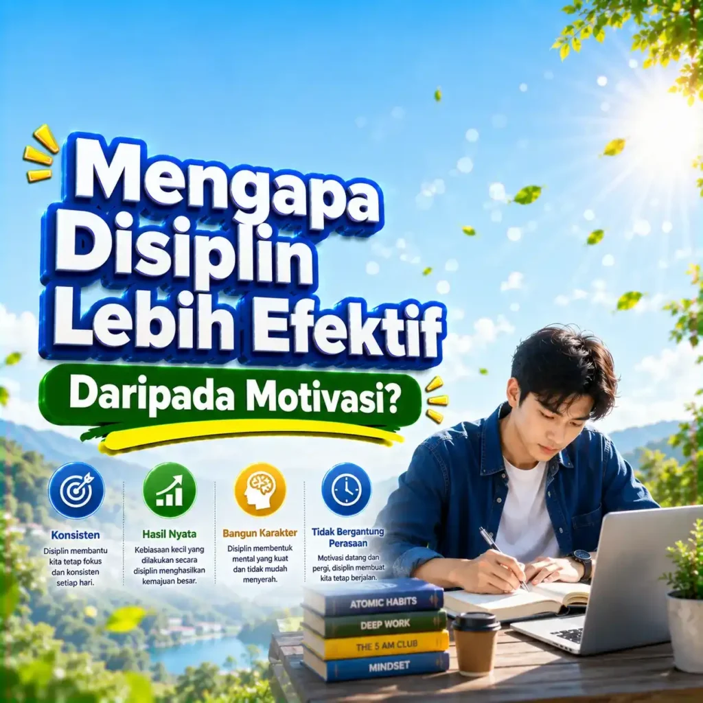 Mengapa Disiplin Lebih Efektif Daripada Motivasi