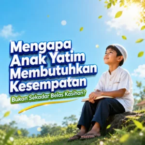 Mengapa Anak Yatim Membutuhkan Kesempatan