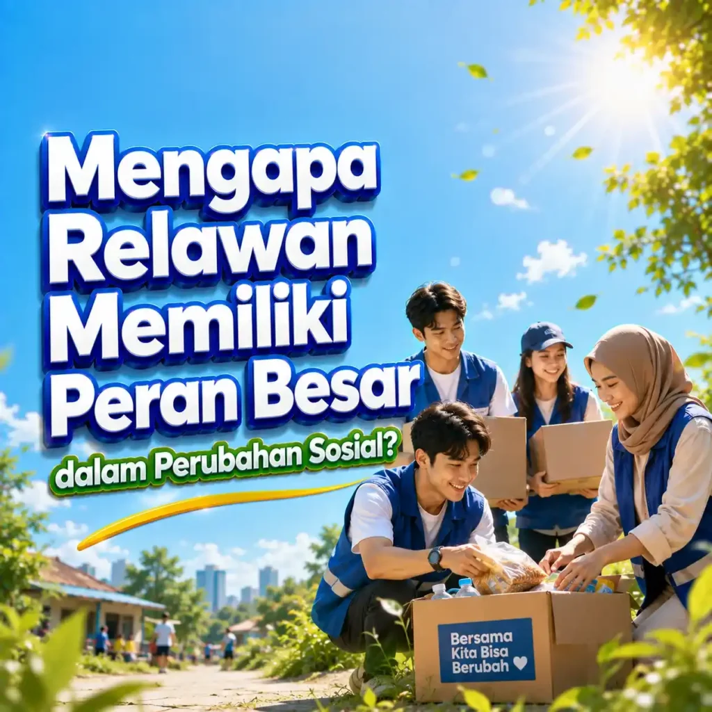 Mengapa Relawan Memiliki Peran Besar